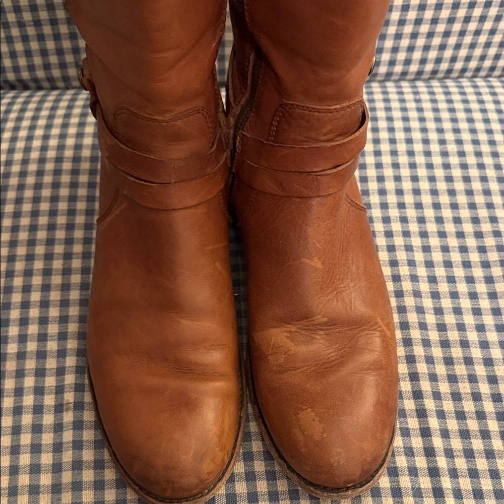 Frye Melissa Belted Boots - Picture 3 of 14